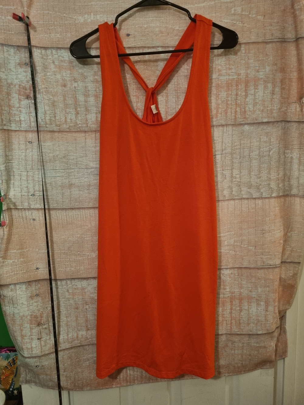 Old Navy Orange Racerback Tank Dress